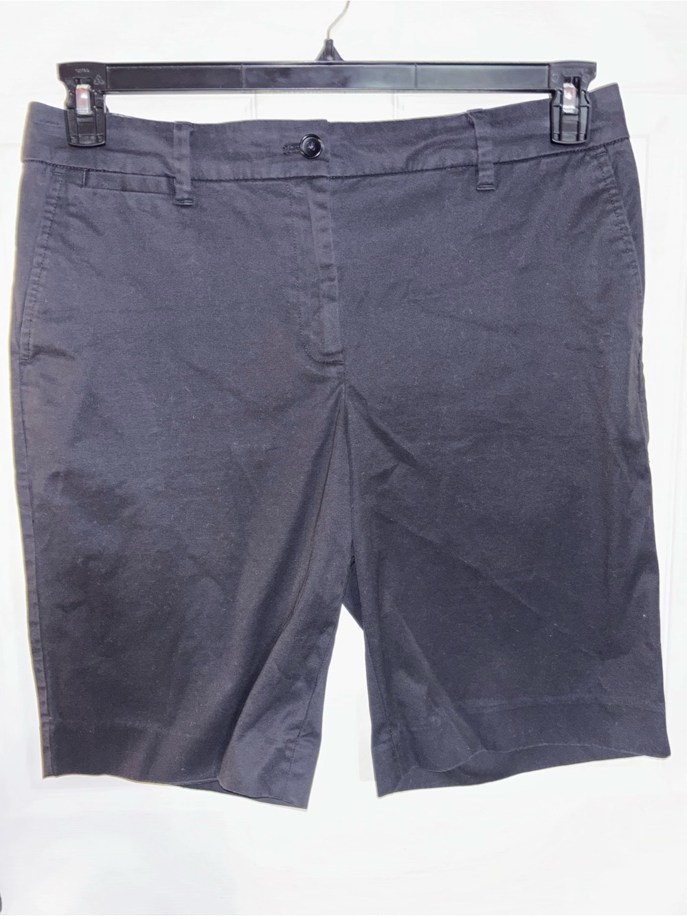 Talbots Black Bermuda Chino Shorts